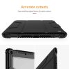Nillkin Armor Leather iPad 7/8 10.2 (2019/2020) oldalra nyíló okos tok, fekete