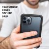 Supcase Iblsn Ares iPhone 12/12 Pro hátlap, tok, fekete