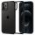 Spigen Ultra Hybrid Crystal iPhone 12 Pro Max hátlap, tok, matt fekete