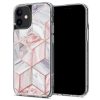 Spigen Cyrill Cecile Marble iPhone 12 Mini márvány mintás hátlap, tok, rózsaszín