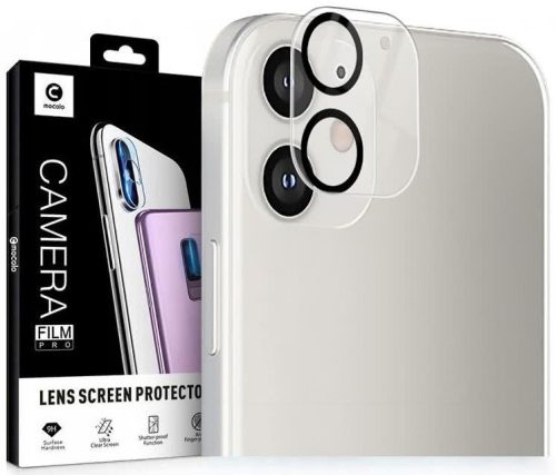 Mocolo TG+ iPhone 12 kameravédő üvegfólia (tempered glass), átlátszó