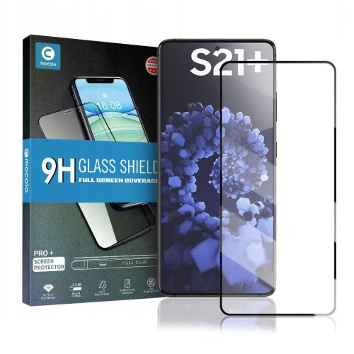 Mocolo Tg Glass Samsung Galaxy S21 Plus kijelzővédő üvegfólia (tempered glass), átlátszó