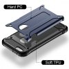 Hybrid Armor Tough Rugged iPhone 7 Plus/8 Plus ütésálló hátlap, tok, sötétkék