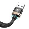 Baseus Golden Belt CATGB-A1V USB/USB-C adat- és töltőkábel 3A, 1,5m, arany