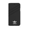 Adidas Originals Booklet Suede iPhone X/Xs oldalra nyíló tok, fekete-fehér