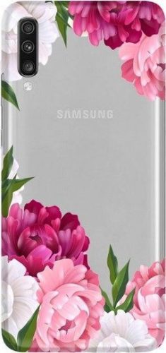 Casegadget Samsung Galaxy A70 a világ virágai mintás, hátlap, tok, színes