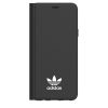 Adidas Originals New Basics Booklet Samsung Galaxy S9 Plus oldalra nyíló tok, fekete-fehér