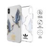 Adidas Original Clear Case Birds iPhone X/Xs hátlap, tok, mintás, átlátszó-színes