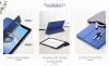 ESR Yippee Series Samsung Galaxy Tab S4 10.5 (2018) oldalra nyíló okos tok, sötétkék