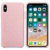 iPhone X/XS Silicone Case Soft Flexible Rubber hátlap, tok, rózsaszín