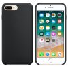 iPhone 7 Plus/8Plus Silicone Case Soft Flexible Rubber hátlap, tok, fekete