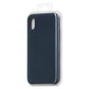 iPhone 7 Plus/8Plus Silicone Case Soft Flexible Rubber hátlap, tok, sötétkék