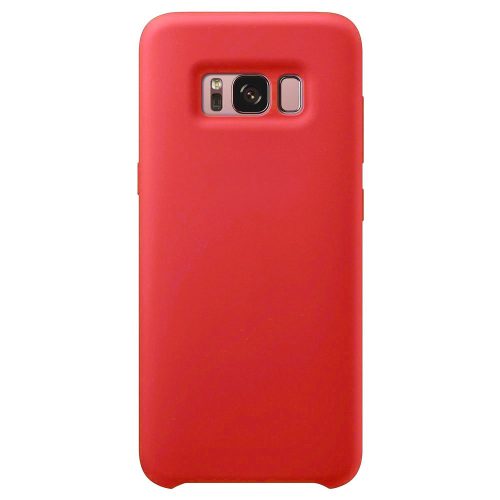 Silicone Flexible Rubber Samsung Galaxy S8 Plus szilikon hátlap, tok, piros