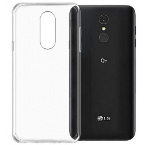 LG Q7 Ultra Clear Gel 0.5mm szilikon hátlap, tok, átlátszó