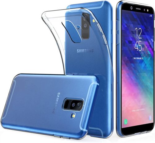 Samsung Galaxy A6 Plus (2018) Super Slim 0.5mm szilikon hátlap, tok, átlátszó