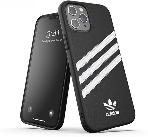 Adidas Original Moulded Case iPhone 12 Mini hátlap, tok, fekete-fehér