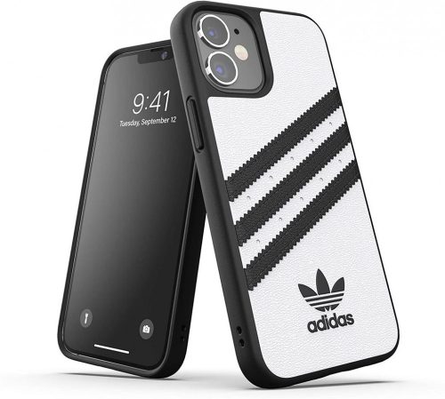 Adidas Original Moulded Case iPhone 12 Mini hátlap, tok, fehér-fekete