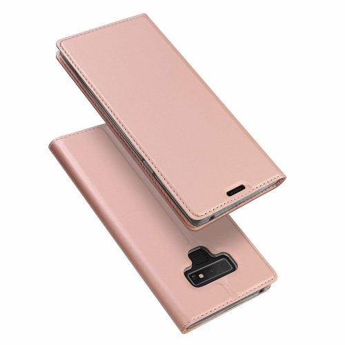 Dux Ducis Skin Pro Samsung Galaxy Note 9 oldalra nyíló tok, rozé arany