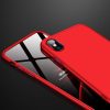 Full Body Case 360 iPhone Xs Max, hátlap, tok, piros