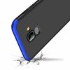 Full Body Case 360 Samsung Galaxy A6 (2018), hátlap, tok, fekete-kék