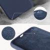 iPhone XR Silicone Case Soft Flexible Rubber hátlap, tok, sötétkék
