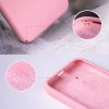 iPhone XR Silicone Case Soft Flexible Rubber hátlap, tok, rózsaszín