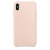 iPhone XS Max Silicone Case Soft Flexible Rubber hátlap, tok, rózsaszín