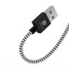 Dux Ducis K-One USB USB-C adat- és töltőkábel, 2.1A, 3m, fekete
