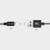 Dux Ducis K-One USB Lightning adat- és töltőkábel, 2.1A, 3m, fekete