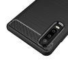 Carbon Case Flexible Huawei P30 hátlap, tok, fekete