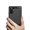 Carbon Case Flexible Huawei P30 Pro hátlap, tok, fekete