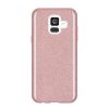 Wozinsky Glitter Case Shining Cover Samsung Galaxy A6 (2018) hátlap, tok, rózsaszín
