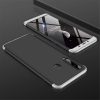 Full Body Case 360 Samsung Galaxy A9 (2018), hátlap, tok, fekete-ezüst