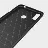 Carbon Case Flexible Huawei Y6 (2019) hátlap, tok, fekete