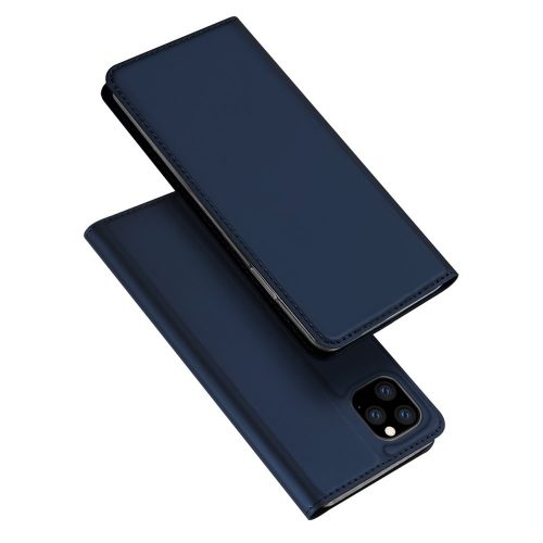Dux Ducis Skin Pro iPhone 11 Pro Max oldalra nyíló tok, kék