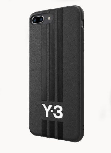 Adidas Y-3 Moulded Case 2 iPhone 6/6S/7/8/SE (2020) eredeti bőr, hátlap, tok, fekete