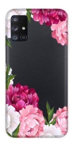 Casegadget Samsung Galaxy A71 a világ virágai mintás, hátlap, tok, színes