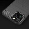Carbon Case Flexible iPhone 11 hátlap, tok, sötétkék