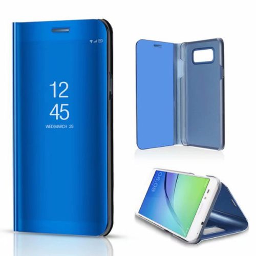 Clear View Case cover Xiaomi Mi Note 10/Mi Note 10 Pro/Mi CC9 Pro oldalra nyíló tok, kék