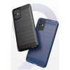 Carbon Case Flexible Samsung Galaxy S20 Ultra hátlap, tok, kék