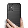 Carbon Case Flexible Samsung Galaxy S20 hátlap, tok, sötétkék
