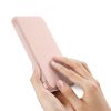 Dux Ducis Skin X Samsung Galaxy S20 Ultra oldalra nyíló tok, rózsaszín