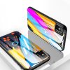 Color Glass Case 5 iPhone Xr edzettüveg hátlap, tok, mintás, színes