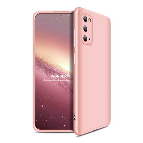 Full Body Case 360 Samsung Galaxy S20, hátlap, tok, rózsaszín