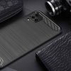 Carbon Case Flexible Huawei P40 Lite/Nova 7i/Nova 6 SE hátlap, tok, fekete