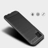 Carbon Case Flexible Huawei P40 Lite/Nova 7i/Nova 6 SE hátlap, tok, fekete