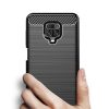 Carbon Case Flexible Xiaomi Redmi Note 9S hátlap, tok, fekete