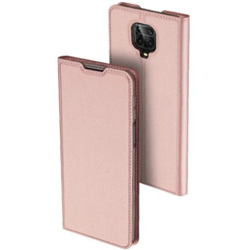 Dux Ducis Skin Pro  Xiaomi Redmi Note 9S/9 Pro oldalra nyíló tok, rózsaszín
