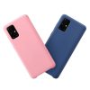 Silicone Case Soft Flexible Rubber Samsung Galaxy A71 hátlap, tok, rózsaszín