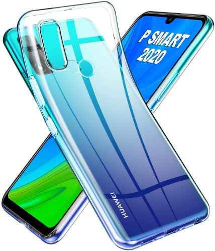Huawei P Smart (2020) Super Slim 0.5mm szilikon hátlap, tok, átlátszó